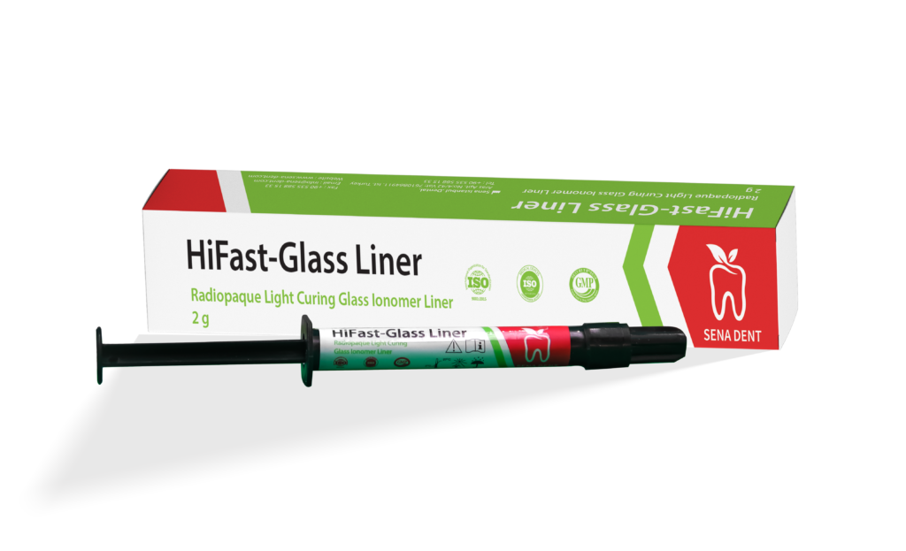 HiFast-Glass Liner 2g Radiopaque Light Curing Glass Ionomer Liner ...